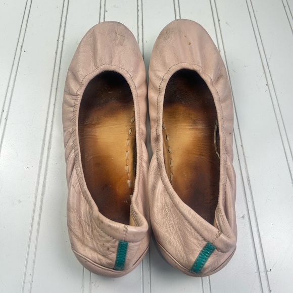 TIEKS by Gavrieli Ballerina Pink Blush Soft Leather Ballet Flats Womenโs Size 9 - Picture 5 of 12